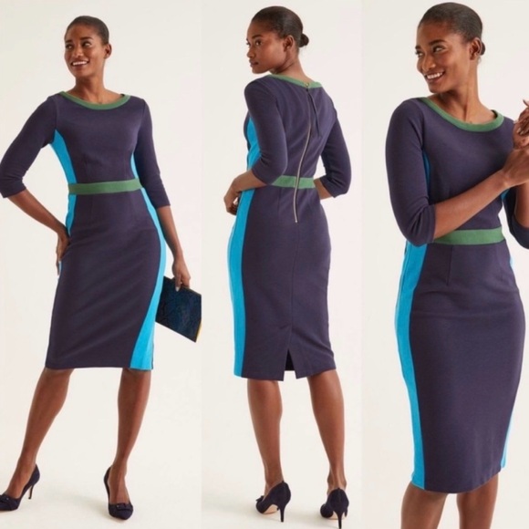 Boden “Leah” Ottoman Shift Dress Pencil Style - Picture 3 of 10